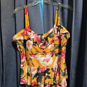 Torrid swim floral print